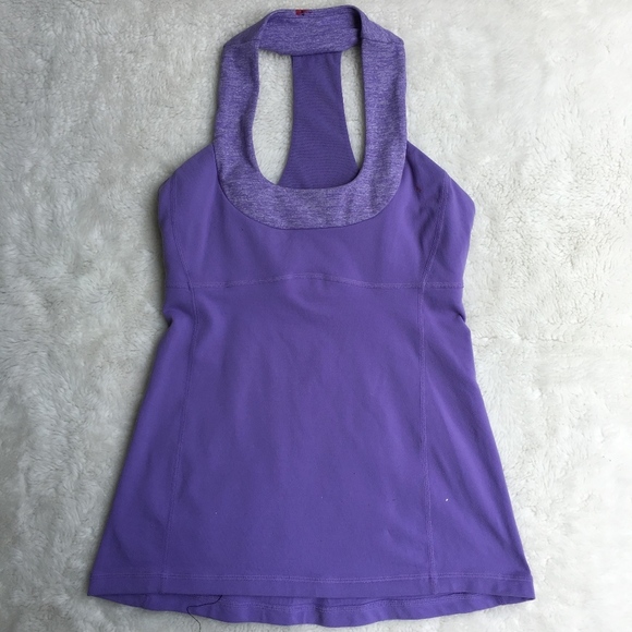 lululemon athletica Tops - Lululemon Purple Scoop Neck Tank Top Size 4